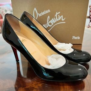 Christian Louboutin Simple Pump 85 Patent Calf